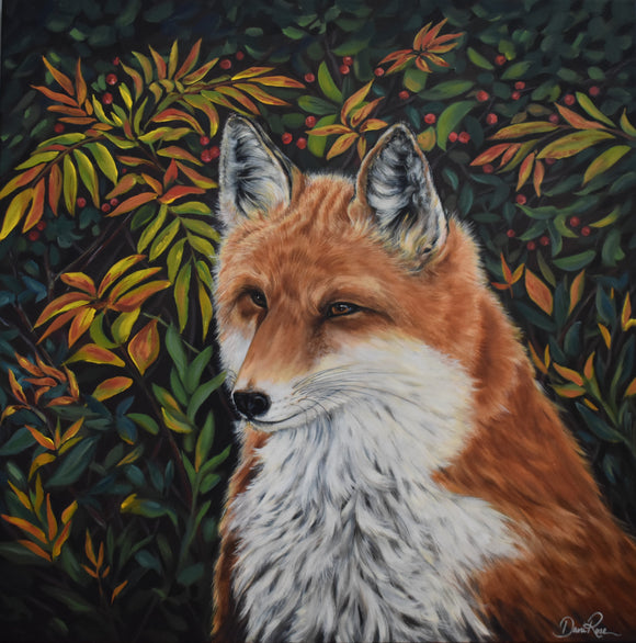 Autumn Fox (61x61cm)